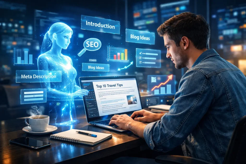 Best AI writing tools for bloggers in 2025 helping create SEO optimized content