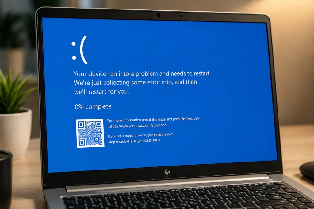 how to fix windows 11 blue screen error on laptop